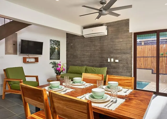 Turtle Townhome #4 Private Pool & Garden 300mtrs To Tamarindo